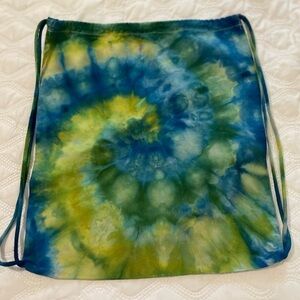 Hand crafted tie dye backpack bag. NWOT tags removed to dye